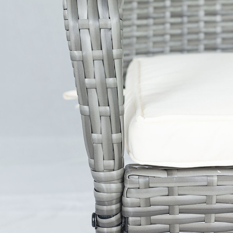 3 Piece Patio Wicker Conversation Set