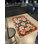 Paris Collection Powder Theme Floral Flower Pattern Vintage Decorative Rug
