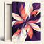 Ensemble de 1 tableau sur toile à motif floral abstrait-988846862