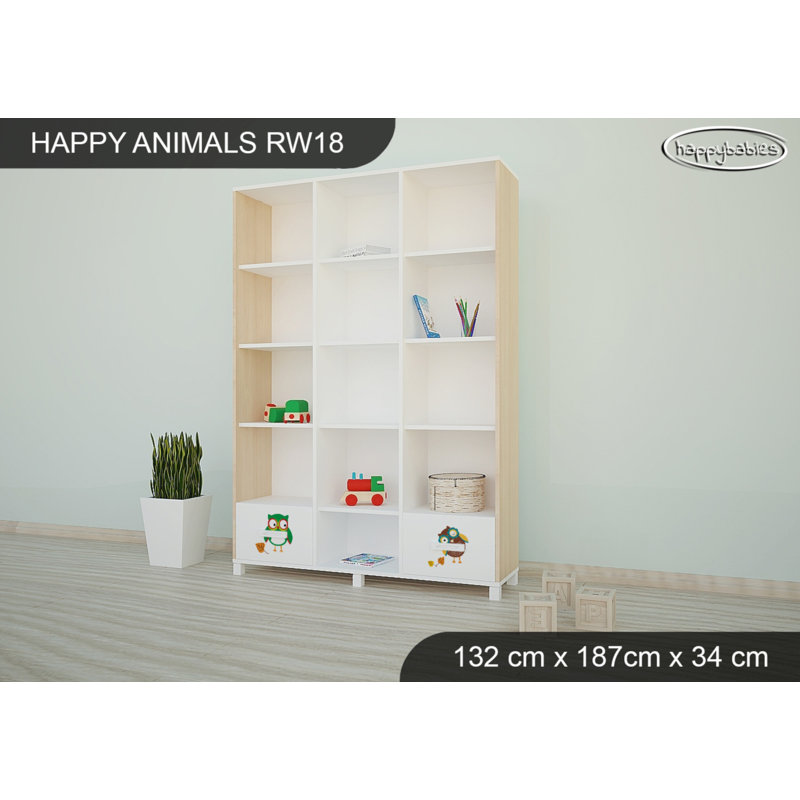 187cm H X 132cm W Kids Bookcase, Light Pear