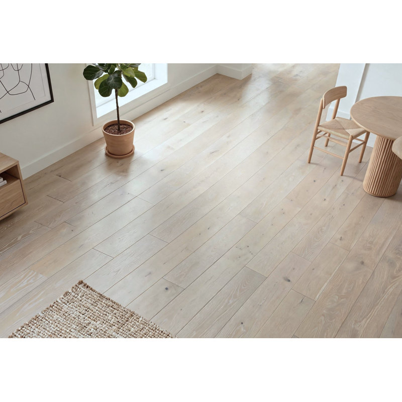Parquet en bois d'acacia massif à finition gaufrée à grain de chêne acacia, 5/8 po (0,63 po) d'épaisseur x 4 1/3 po (4,3 po) x longueur variable