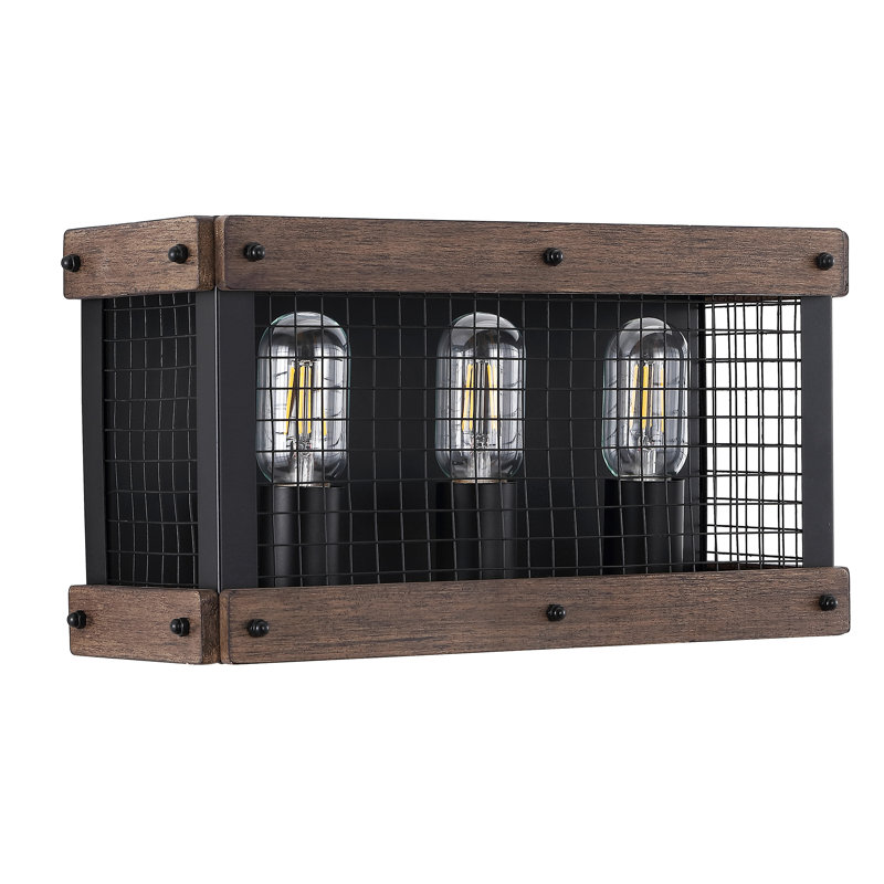 Plafonnier encastré 3 lumières noir