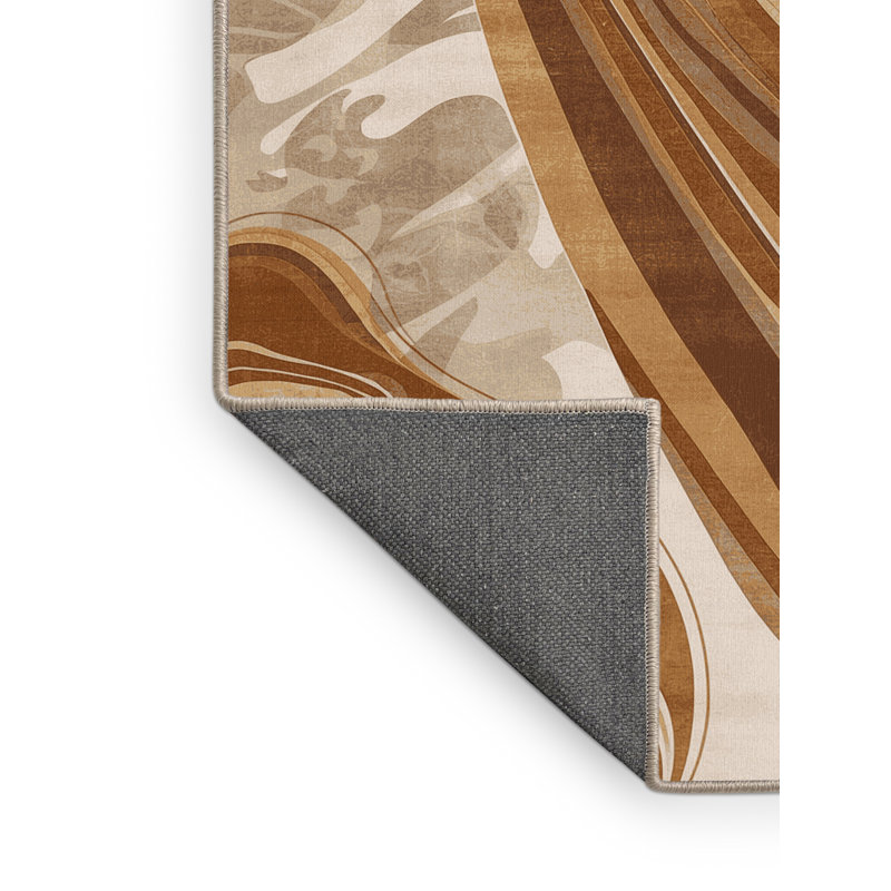 Tapis beige moelleux doux et moelleux de couleur unie Medina, 2 x 5