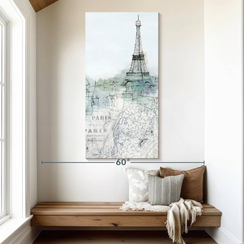 Soir de Paris II, H 54 po x l 27 po