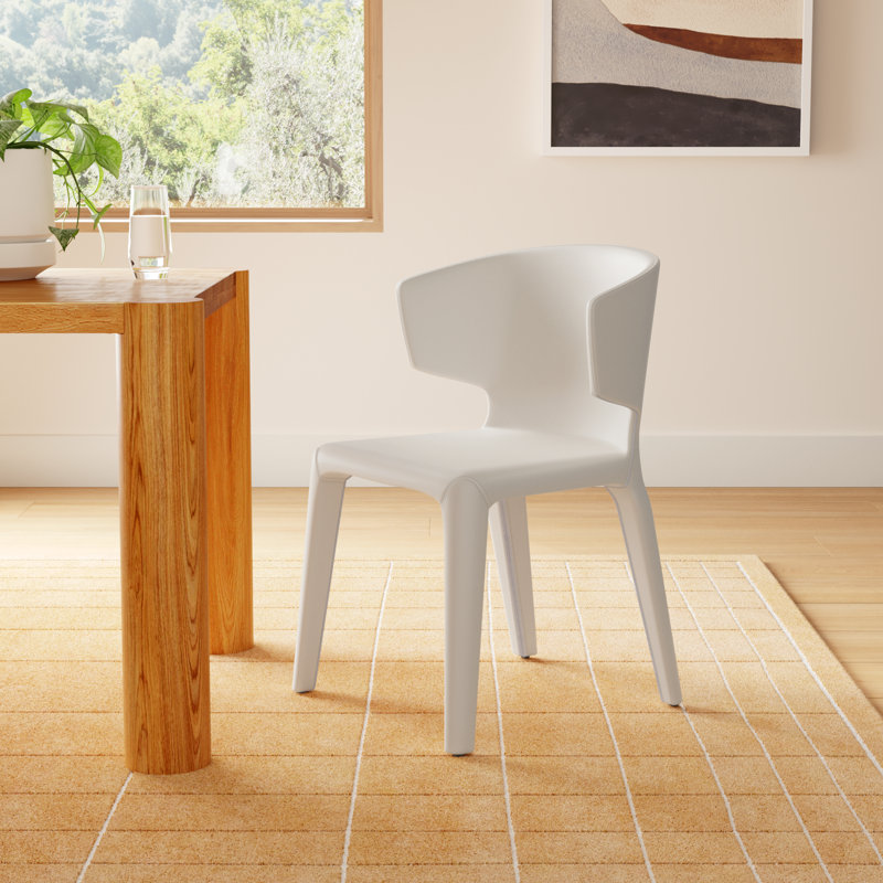 Cesar Upholstered Side Chair, Cream