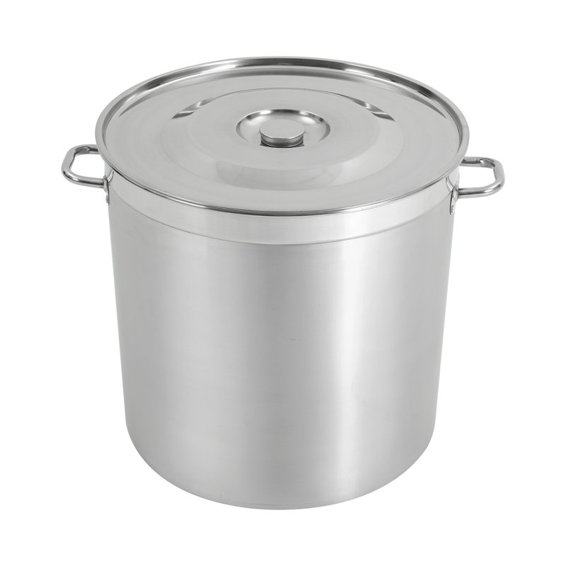 Stainless Steel Soup Pot with Lid and Basket