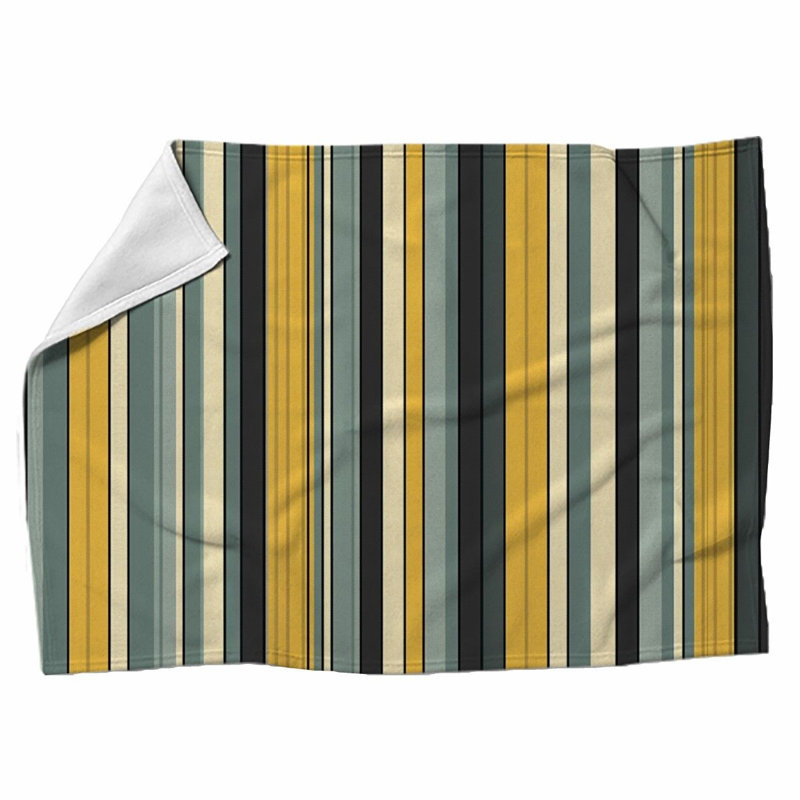Machine Printed Throw Blanket, Twin