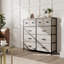 Commode double 10 tiroirs l 39,4 po-298557131