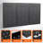 Pegboard, 3 PCS 24"×16" Metal Peg Board Panels Modular Wall Organizer Kit with 30 Hooks, Dual-Size Hole Design for Home Tool Storage, Garage Organization, Kitchen, Office, Craft Room