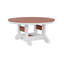 Berlin Gardens Garden Classic Regular Top With White Base Round Counter Height Table-936500513-936500525