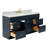 Abell 67'' Single Bathroom Vanity with Carrara Marble Top-93068127