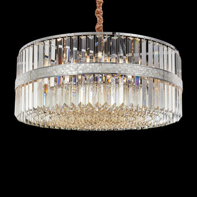 Spectra 21-Light Crystal Chandelier - Chrome