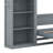 Queen Size Modern Murphy Bed, Space-Saving Wall Bed Frame With Shelves, Foldable Platform Bed, Folded Into Cabinet