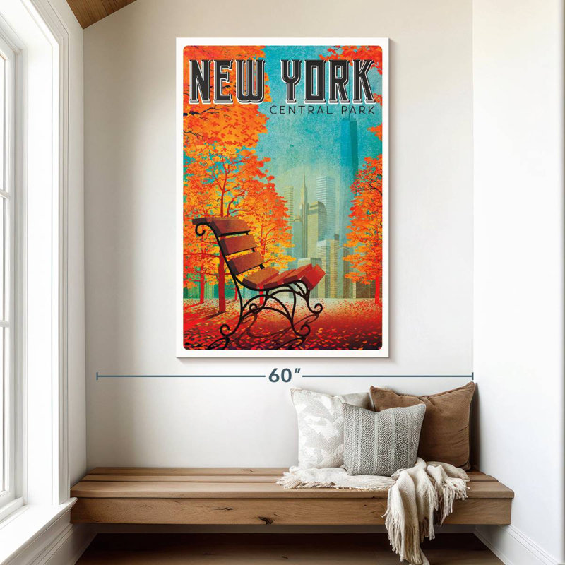Central Park, New York, H 51 po x l 34 po