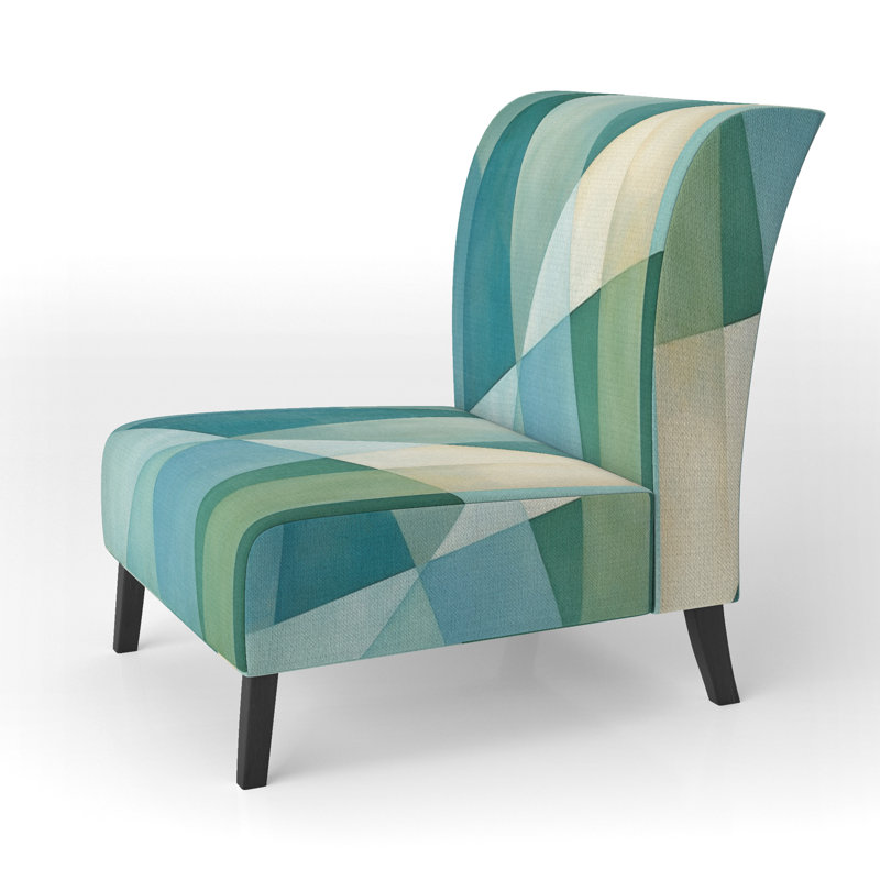 Fauteuil de chambre rembourré moderne Green Green