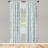 Flower Semi-Sheer Rod Pocket Curtain Panels-45200569-45212584