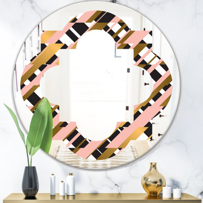 Miroir mural quadrillé moderne et contemporain