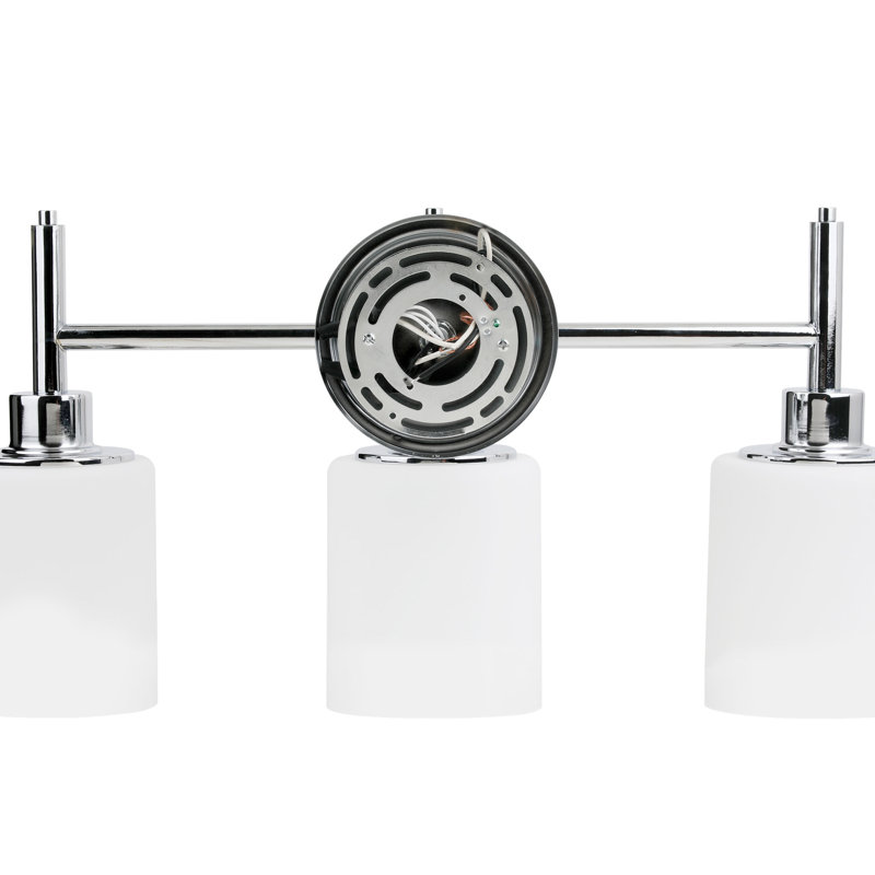 Éclairage pour meuble-lavabo Jorelys, 3, Chrome poli