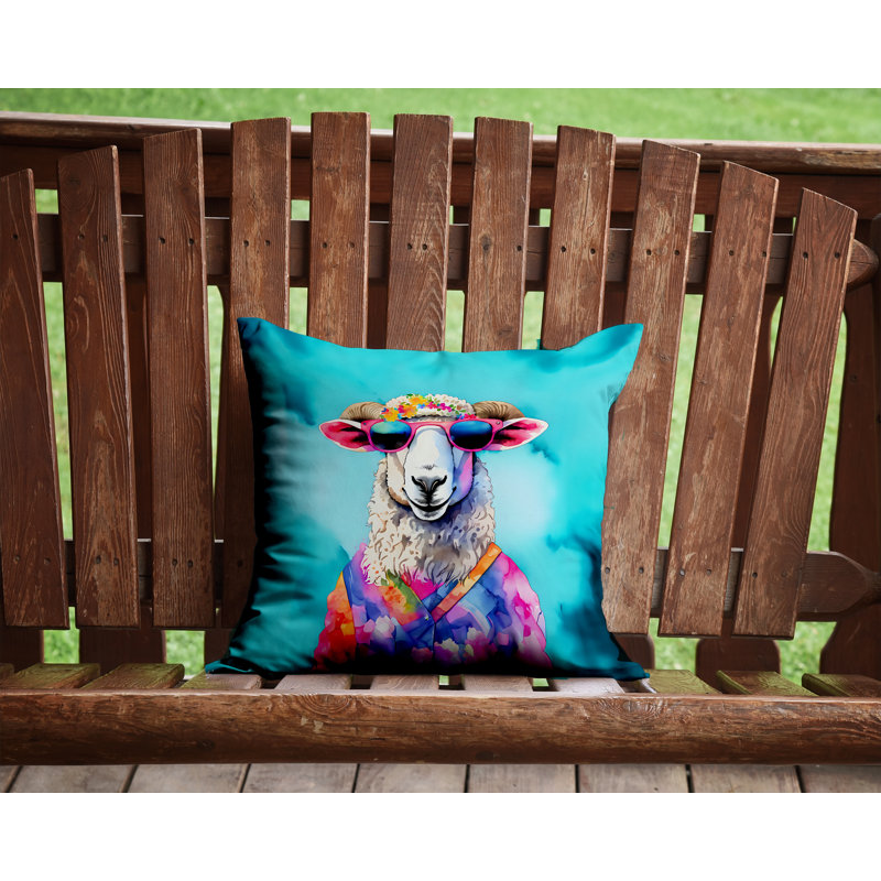 Coussin Hippie, H 14 po x l 14 po