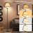Arched Floor Lamp With Remote Control And Bulb Included