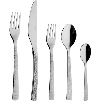 DEGRENNE Paris Astree Cisele Stainless Steel Flatware Set