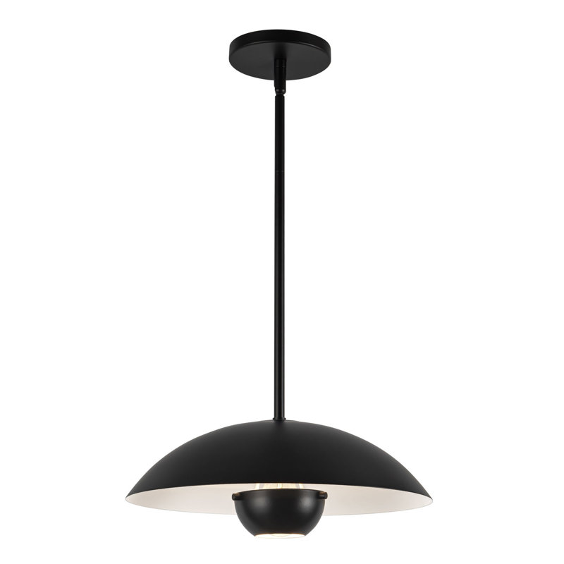 Umbra 14-in Black Pendant, Black, 14-in