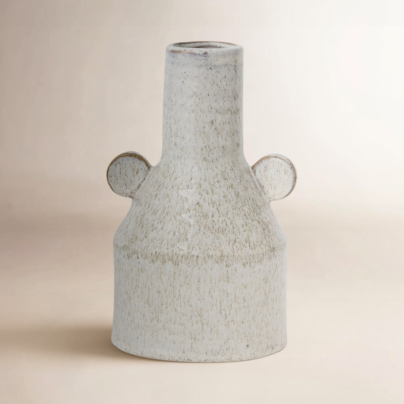Vase de table Castalia, H 7,75 po x l 5 po x P 4,5 po