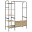 Clothes Rack With Shelf 120 X 44 X 160 Cm Engineered Wood-880567906