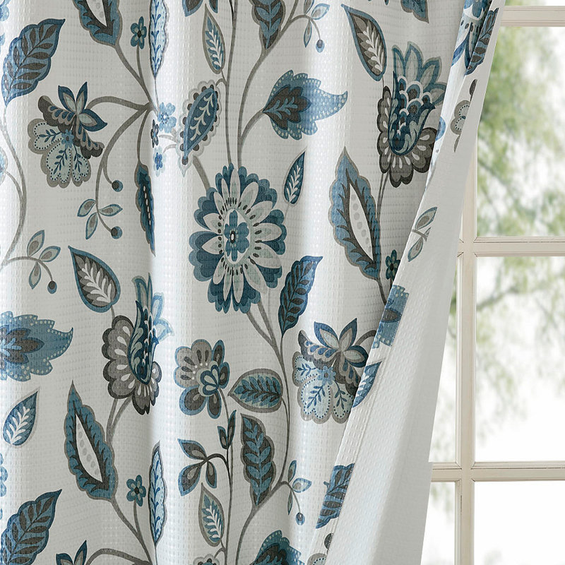 Rideau obscurcissant en jacquard, L 50,05 po x L 95,05 po
