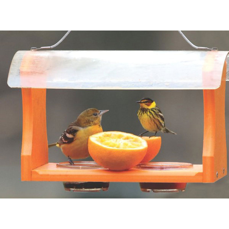 Mangeoire à oiseaux recyclée