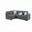 Canapé-lit modulaire convertible avec couchettes coulissantes doubles-1858674285