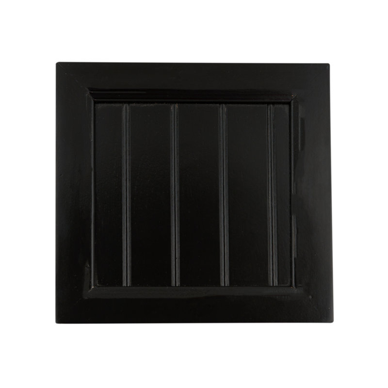 Crédence en bois massif deux pièces, Noir mat, 76" H x 82.5" W x 12.75" D