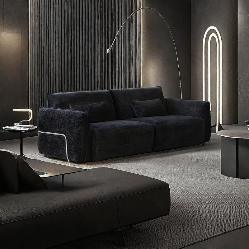 Canapé Minimalist, H 31,49 po x l 110,23 po x P 37 po, 4