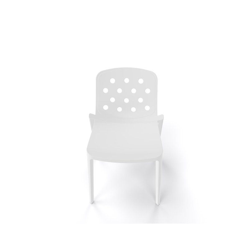 Chaise d'appoint Isidora, Blanc