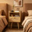 40cm W Particle Board Bedside Table