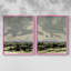 «Pink Hazy Sky I», reproduction encadrée de qualité supérieure - prête à être accrochée - aucun clou requis - aucun clou requis-605689659-605689797