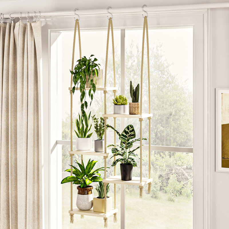 Décoration murale d'intérieur à 5 niveaux Boho