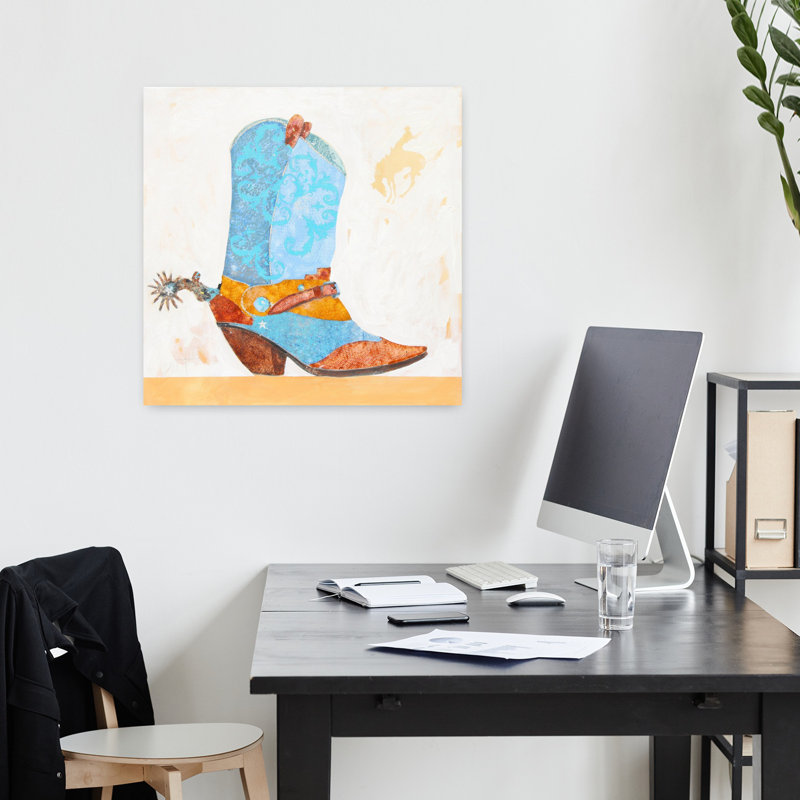 Boy Boy, art abstrait contemporain, 18" H x 18" W