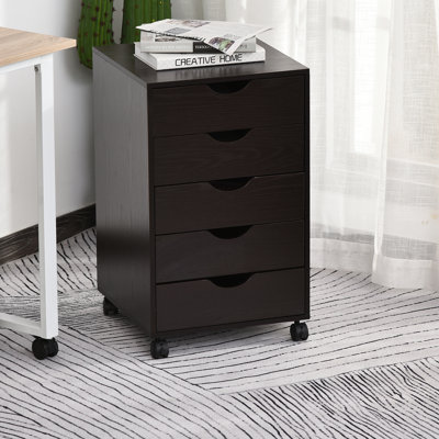 Laga 15.75'' Wide 5 - Drawer Filing Storage Cabinet