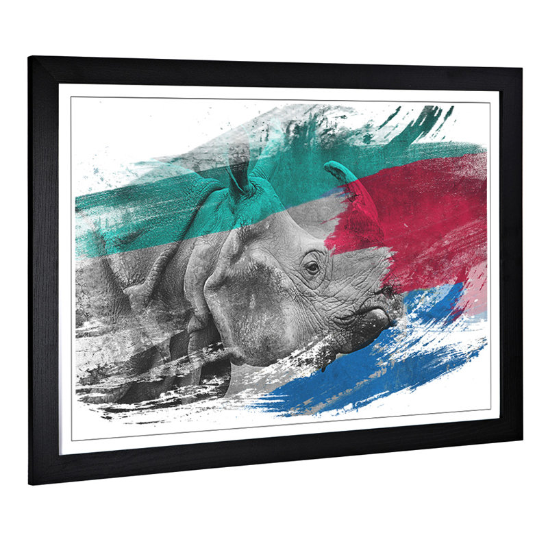 Rhino Framed Art - Framed Print