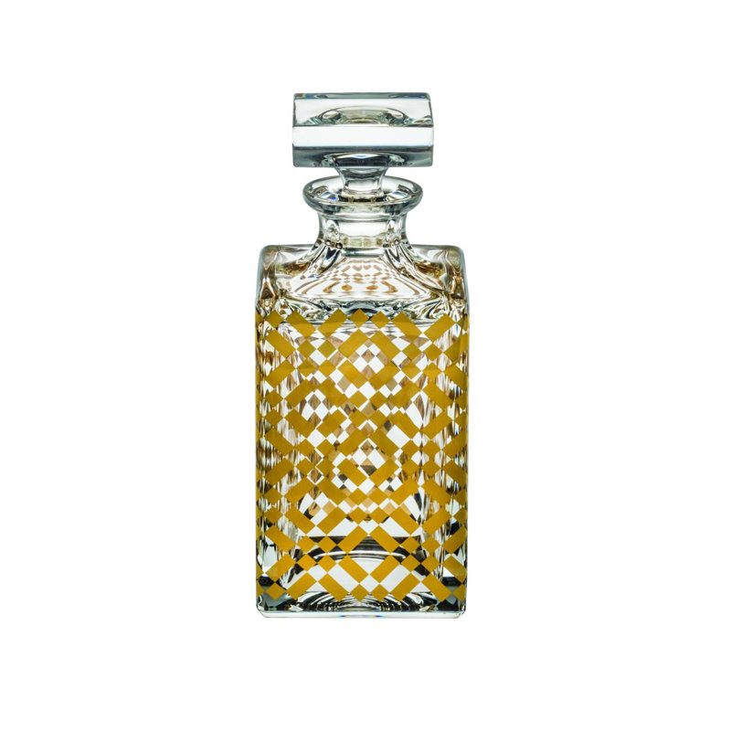 Pombalino Lead Crystal Whiskey Decanter
