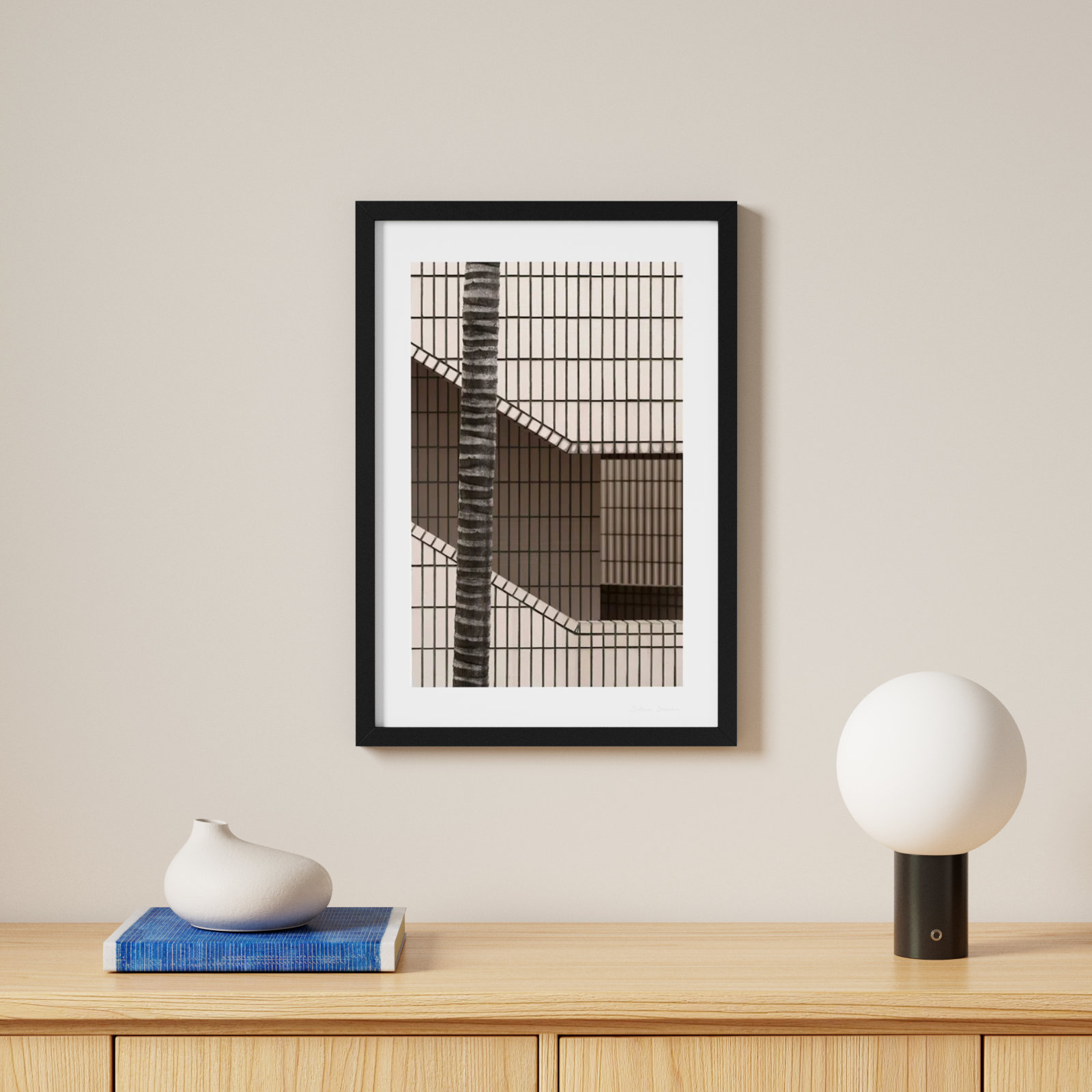Loui "Hong Kong 2" Photo Print, Black, 25" H x 17.5" W x 1.25" D