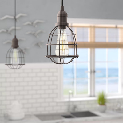 Luminaire suspendu en forme de cloche à 1 lumière Hatsumi