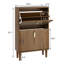 Armoire à chaussures 16 à 20 paires avec tiroirs rabattables, rangement pour chaussures autoportant-191772769