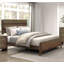 Classic Contemporary Queen Bed 1Pc Durable Panel Bedroom Furniture Solid Rubberwood-118753788