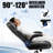 Ergonomic High-Back Faux Leather Office Chair with 120° Recline & Flip-Up Arms - Home Office Desk Chair for Work, Study, Gaming, 300LBS Capacity -1180814680