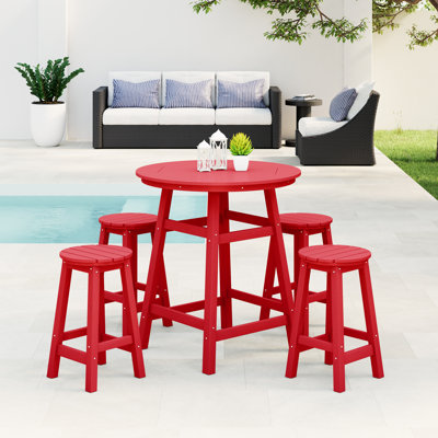 Laguna 5-Piece Round Counter Set