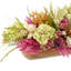 Centre de table d'automne avec hortensias et roses