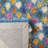 Cantu Hand Tufted Nz Wool/Cotton Geometric Rug in Blue/Ivory-1260602938