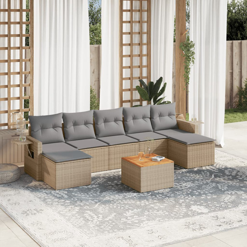 Ensemble de canapé de jardin Vidaxl